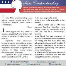 Kalimat majemuk adalah sebuah kalimat yang memiliki dua klausa atau lebih. Usembassyjkt On Twitter Apa Bahasa Inggrisnya Nggak Tahu Diri Serba Salah Simak Penjelasan Missunderstanding Https T Co 6dnd93 Quotes Boarding Pass