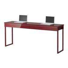 The Love Of Beauty Ikea Long Narrow High Gloss Desk Great For Small Spaces Ikea Desk Narrow Desk Modern Desk