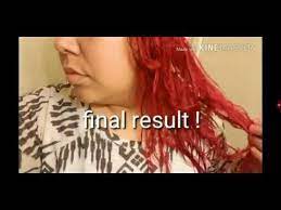 Be ready to dirty all your restroom if u use this product lmao. Trying Out Beyond The Zone Wild Red Red Hair Dye Youtube