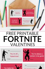 A perfect gift for your fortnite playing friends and family members. Fortnite Valentines Cards Free Printables It Is A Keeper