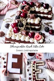 Recette De Gateau Aux Lettres Cerise De La Foret Noire Avec Biscuit Au Chocolat Carol Recett En 2020 Gateaux Alimentaires Comment Decorer Un Gateau Recette Chocolat