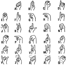 Many people are under the misconception that sign language is universal, however the manual languages differ significantly from one geographic region to the next. Two Handed Manual Alphabets One Handed Manual Alphabet Pocket Size Copies Of The Manual Al Sign Language Alphabet Simple Sign Language Sign Language Phrases