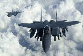 Its primary mission is maintaining air superiority. When Three F 15 Jet Fighters Raced A Solar Eclipse