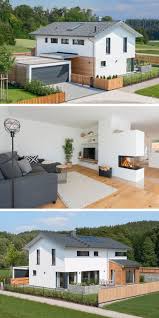 Single Family House Okohaus Herb With Garage Baufritz Direct Construction Individual Detache Architect House House Floor Plans Modern Architecture House