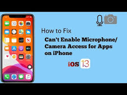 In order to use an independent (external) microphone with the ipad, it is necessary either to use a Can T Enable Camera And Microphone Access On Iphone And Ipad In Ios 13 13 4 Fixed Youtube