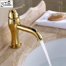 vintage bathroom sink faucet gold