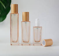 30ml 50ml100ml New Spot Lotion Pump Bottle Square Rose Red ...