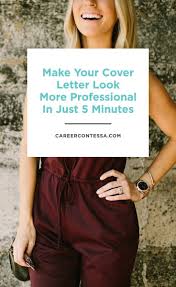 Despite debate about its relevance, a cover letter is still a necessity for any serious job seeker. This 5 Minute Cover Letter Design Trick Makes You More Professional Career Contessa Cover Letter Job Search Tips Cover Letter For Resume