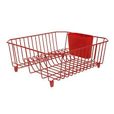4.3 out of 5 stars with 3 ratings. Amazon Com Rubbermaid Antimicrobial Dish Drainer Small Red 1858899 Dish Racks Kitchen Dining Sink Dish Drainer Dish Drainer Rubbermaid