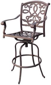 Target has the outdoor bar stools you're looking for at incredible prices. Patio Furniture Bar Stool Swivel Cast Aluminum Santa Monica