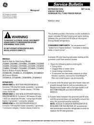 There is a rubber gasket on the edge that should seal it, and if i press the door closed, it seals, but it. Ge Monogram Zis360n Service Bulletin Pdf Download Manualslib