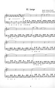 The work was first presented as part of op. Antonio Vivaldi Die Vier Jahreszeiten Akkordeon Noten