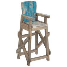 Rustic Tall Wood Beach Chair Beach Chairs Chair Home Decor