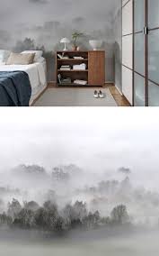 Morning Fog Tapete Schlafzimmer Tapeten Wohnzimmer Schlafzimmer Tapete