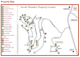 National park cabins for rent and top yosemite valley lodging: Map Of Yosemite Rentals Scenic Wonders Yosemite Cabins Vacation Rentals