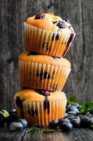In a mixing bowl, beat together the eggs, sugar, milk, melted butter and vanilla extract until pale and fluffy and well combined. Sour Cream Blueberry Muffins Olga In The Kitchen