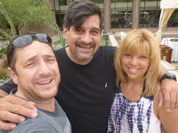 John Hanshaw coach Howard Breinig and me 53 years later after we won the  state championship