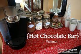 Hot Chocolate Bar Hot Chocolate Bars Christmas Open House Hot Chocolate