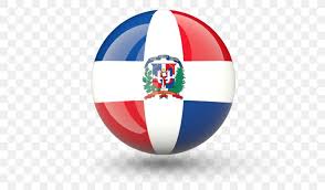 It features a center aligned white cross that extends to the edges and divides the flag into four rectangles and the coat of arms is placed in. Flag Of The Dominican Republic United States Symbol Png 640x480px Dominican Republic Ball Flag Flag Of
