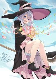 elaina majo no tabitabi おしゃれまとめの人気アイデア pinterest royer lopez tolaba 2021 アニメのネコ アニメの女の子のデッサン カワイイアニメ