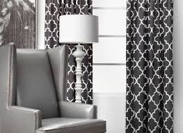 Black And White Patterned Drapes Love The Curtains Stylish Home Decor Home Decor Store Black And White Living Room
