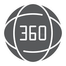 360 Degree Glyph Icon Angle And View Rotate Sign Vector Graphics A Solid Pat Spon Angle View Rotate Icon Deg In 2020 Glyph Icon Vector Graphics Glyphs
