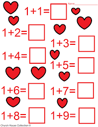 Spot the difference worksheet collection and coloring. Church House Collection Blog Valentine S Day Math Worksheets For Kids