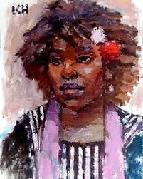 Wishing everyone a Happy Juneteenth, our new official National holiday.  Portrait paintings by gallery artist, Kate Huntington, all 11”x14” oil