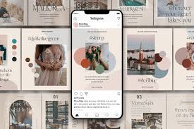 Copy the link below and past it to internet browser adress bar. Instaflow Carousel Posts Stories In Social Media Templates On Yellow Images Creative Store