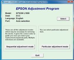 Driver printer epson l1800 download the latest software & drivers for your epson l1800 driver printer for windows: Epson L1800 Resetter Tool Epson Ink Pad Printer