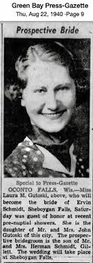 Laura M Gutoski Schmidt (1918-2008)