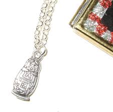 Maybe you would like to learn more about one of these? Russian Doll Necklace Small Matryoshka Doll Charm Simple Etsy