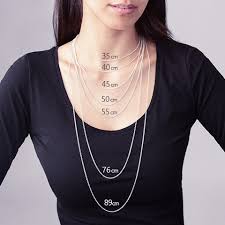 Wrist is broadest and add 1 inch to the some customers prefer to roll the bracelet will roll across the hand, measure tightly length (in) length (cm) 6 16.5 42 42cm 7 8 How To Choose Your Chain Length My Name Necklace Au
