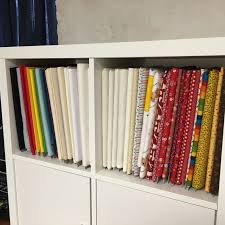 Fabric Storage Ikea Kallax Bolting In 2020 Fabric Storage Ikea Fabric Fabric Stash Storage