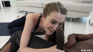 Natural Brunette Samantha Hayes BBC porn yoga video