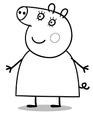 Imagenes de peppa pig para colorear. Peppa Pig 43953 Dibujos Animados Colorear Dibujos Gratis