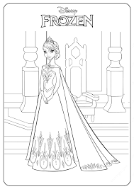Keep your kids busy doing something fun and creative by printing out free coloring pages. Frozen Elsa Printable Coloring Pages For Kids
