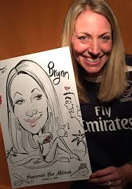 Live caricatures at Bar Mitzvah in Rosslyn, Virginia — 3/4/2017