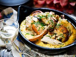 If the japanese mushrooms are difficult to find, feel free to substitute them with Herb Miso Chicken With Creamy Polenta Viva