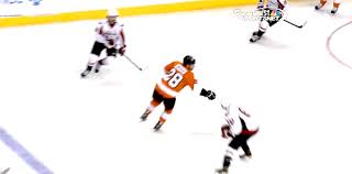 Colorado avalanche rookie cale makar's answer was so pure. Steve Oleksy Hits Claude Giroux Clean In Open Ice Fights Jake Voracek Blind Gif