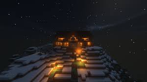 A large mountain modern house in minecraft is a very fancy building idea and not that starter friendly, requires quite a couple of. My House On Top Of A Snowy Mountain In Survival Minecraft