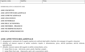 Profilo Dinamico Funzionale Cognome Nome Pdf Download Gratuito