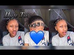 Cute Rubber Band Design Ponytail Edges Youtube Rubber Band Hairstyles Natural Hair Puff Hair Puff