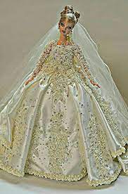 Pin By Mary Brown On Munecas De Novias Barbie Bridal Barbie Wedding Dress Doll Wedding Dress