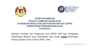 Maybe you would like to learn more about one of these? Jawatan Kosong Pekerja Sambilan Harian Psh Kpm Pendidik2u