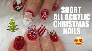 Maybe you would like to learn more about one of these? Acrylic Nails Short Nails Christmas Nails Colour Block 3d Hand Sculpted Santa Not Polish Youtube