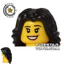 Lego Hair Long Thick Hair Black Minifigure Female Hair Minifigure Parts Long Thick Hair Thick Hair Styles Long Hair Styles