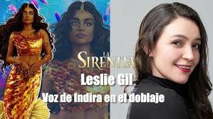 Entrevista a Leslie Gil voz de Indira en EL DOBLAJE DE LA SIRENITA-Amanda  Flores #lasirenita