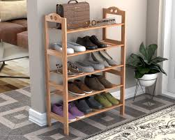 Maybe you would like to learn more about one of these? Andreas Solid Wood 5 Tier Designer Portable Shoe Rack Decornation