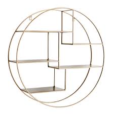Check spelling or type a new query. Circle Shelf Brass Metal Wall Shelves Barker Stonehouse